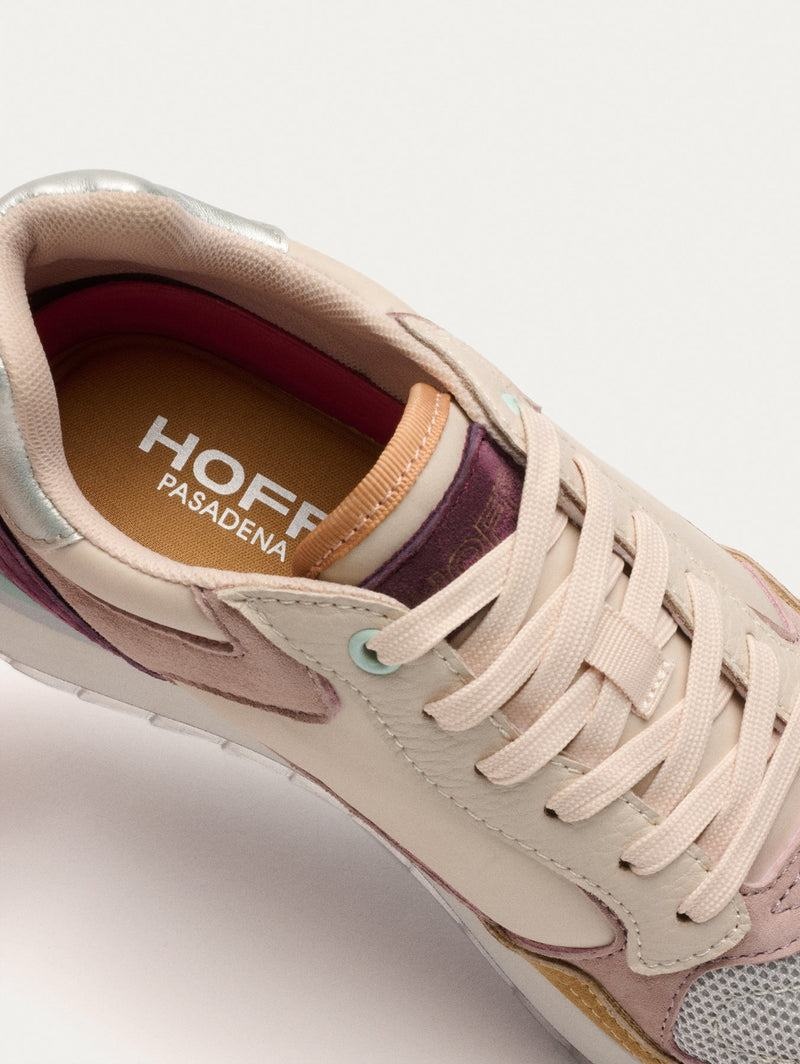 Hoff City Pasadena Sneakers Dame Hvide Lyserød Brune | DVF4472HN